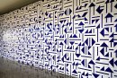 Painel de azulejos, Torre de TV, 1966. <em>Foto: Edgar César Filho</em>